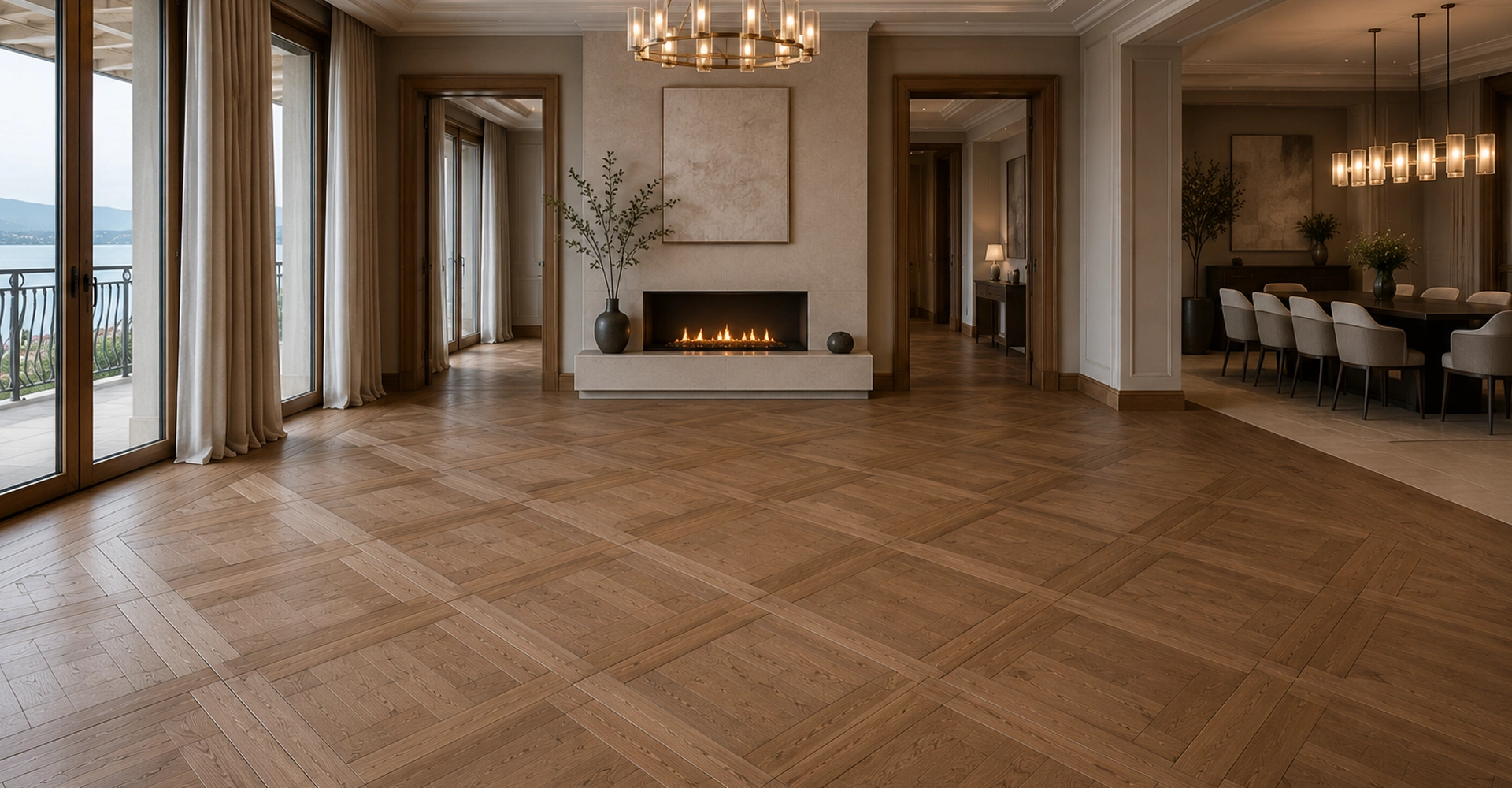 Geometric Inlays interior detail
