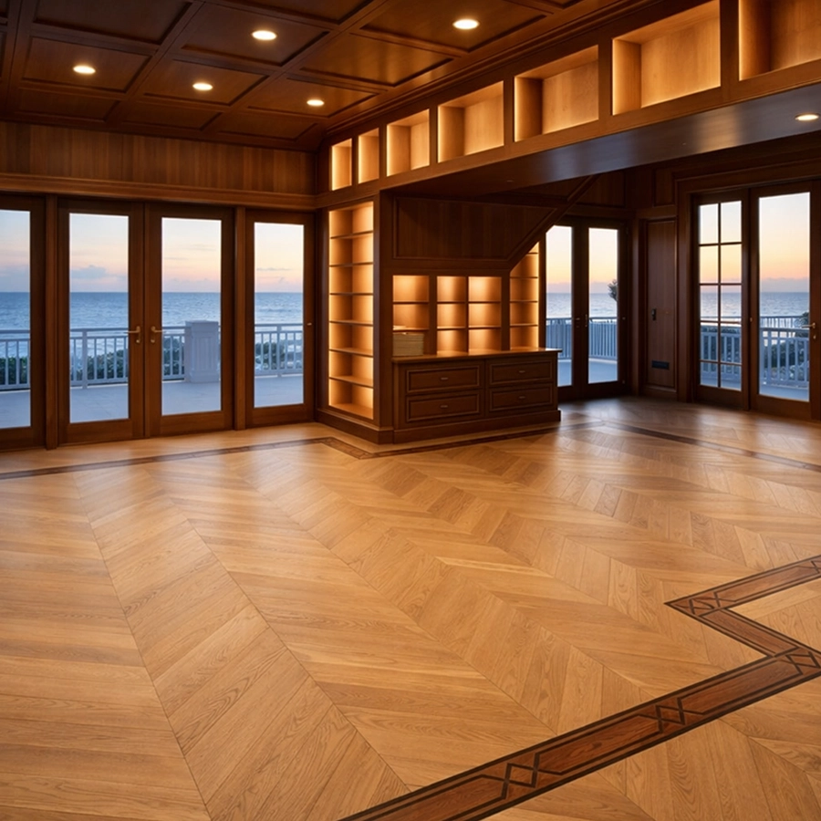 Geometric Inlays interior detail