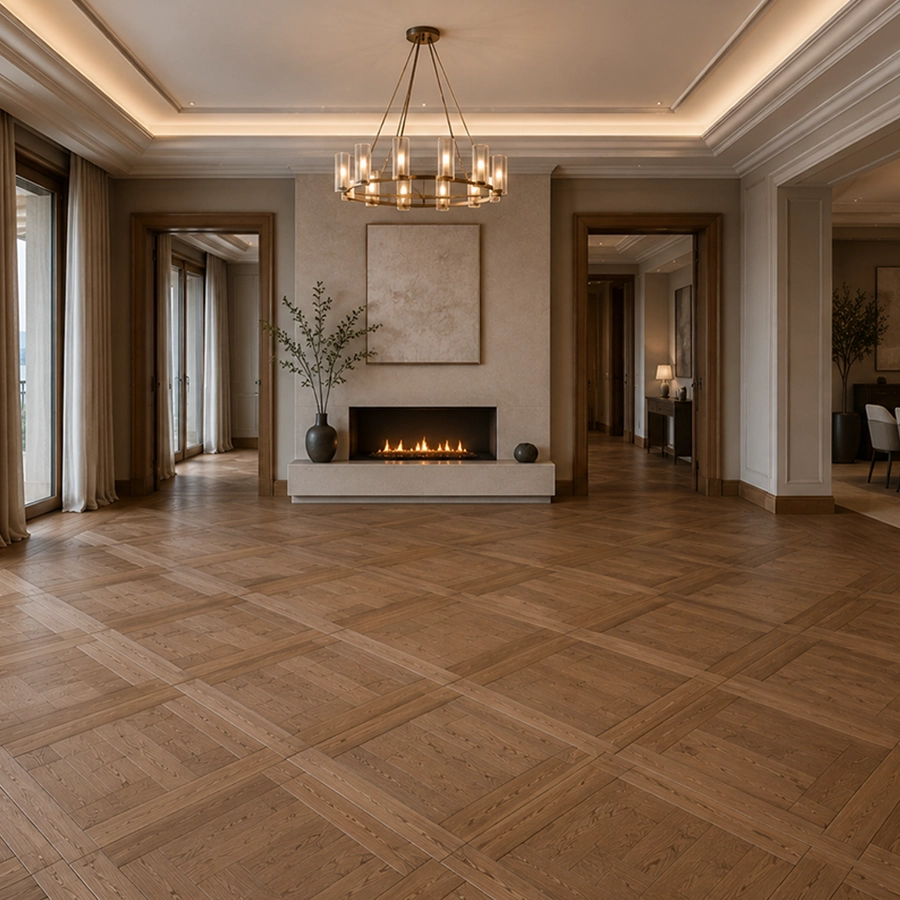 Geometric Inlays interior detail